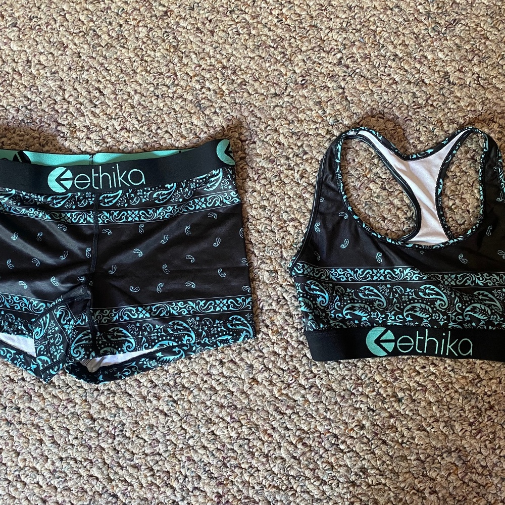 Ethika Sports Bra and Shorts